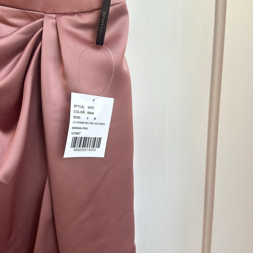 cowl neck draped maxi dress - Picture 2 of 3